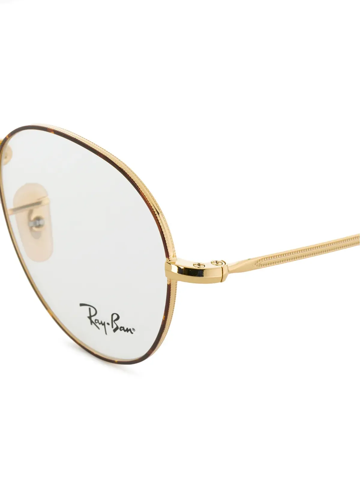 Ray-Ban ツートーン丸型フレーム眼鏡 - 画像3
