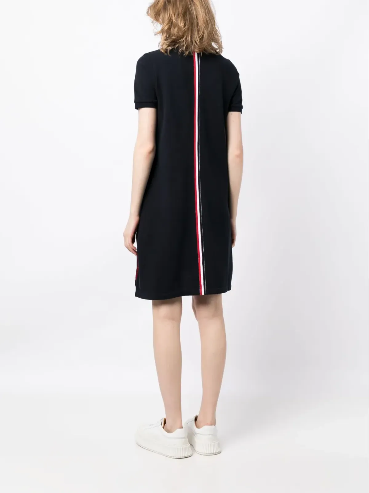 Thom Browne ストライプディテール ピケ ポロドレス - 画像4