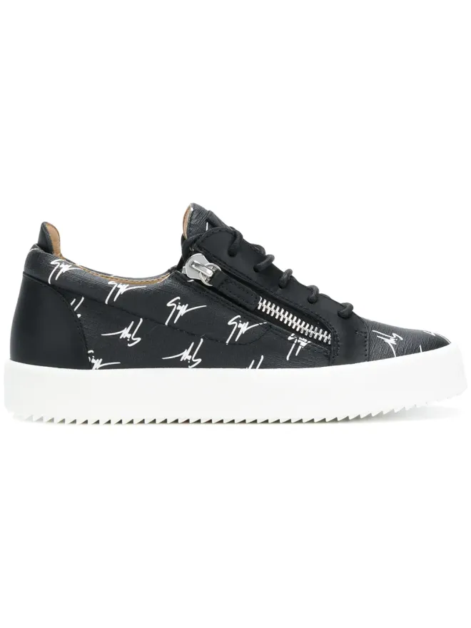 Giuseppe Zanotti Giuseppe Zanotti Nicki signature スニーカー - ブラックの商品画像