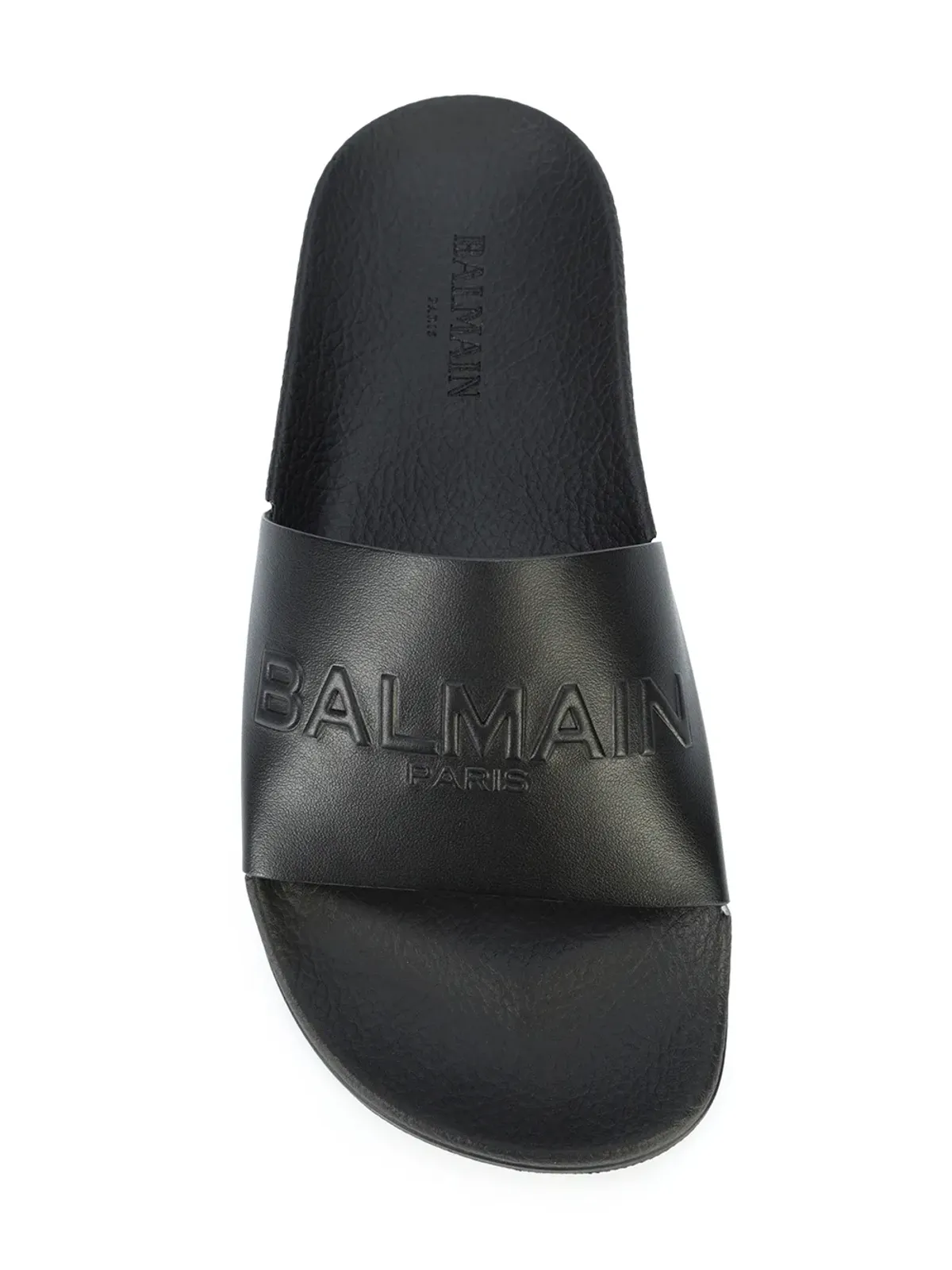 Balmain エンボスロゴスライド - ブラック - 画像4