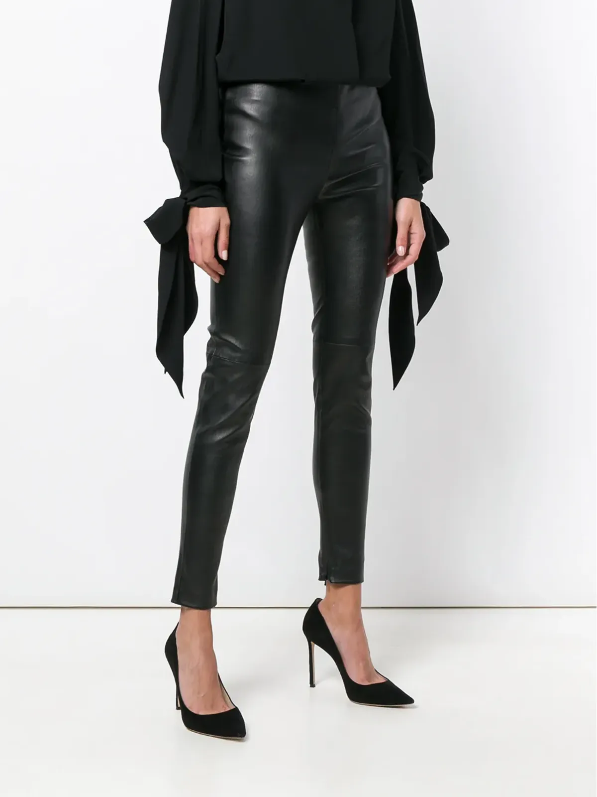 Givenchy スキニーバイカーレギンス - 画像3