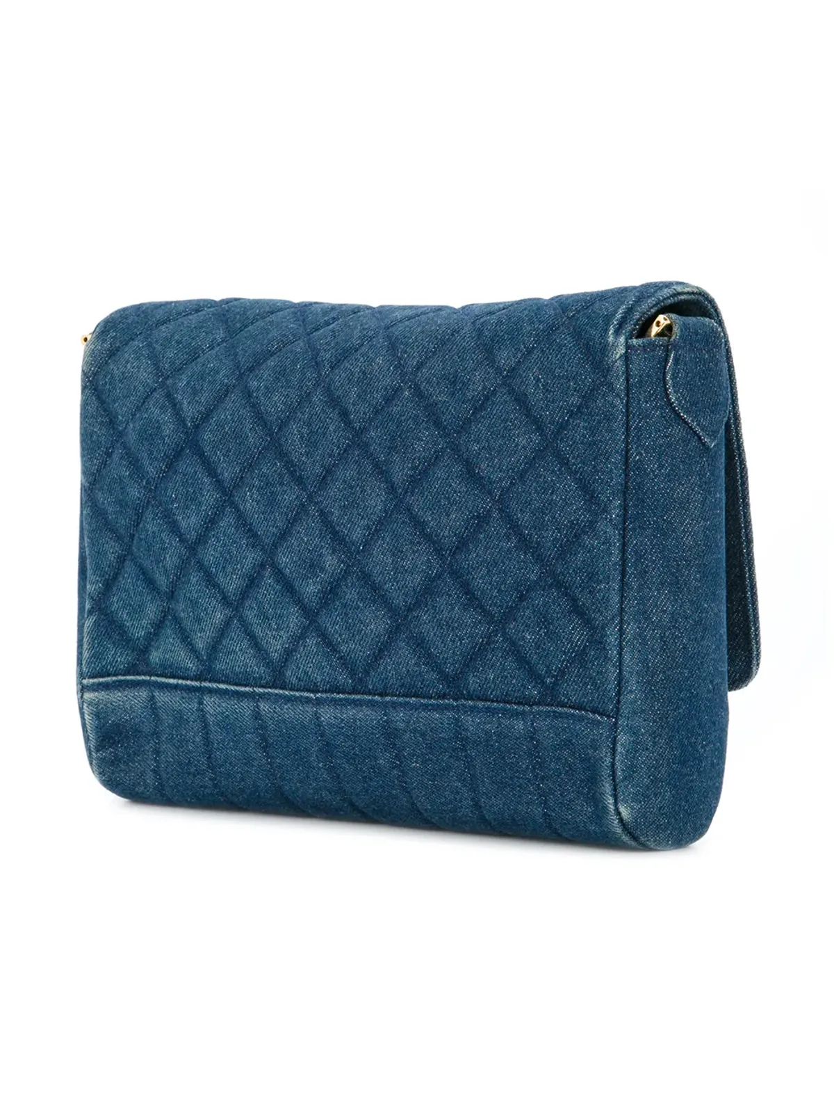 CHANEL Pre-Owned キルテッドデニムショルダーバッグ - 画像3