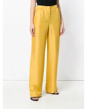 Alberta Ferretti ハイウエストフレアパンツ - Yellow - サムネイル3