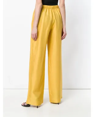 Alberta Ferretti ハイウエストフレアパンツ - Yellow - サムネイル4