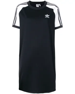 adidas アディダス オリジナルス アディカラー 3ストライプ ラグラン ドレス ブラック - サムネイル1