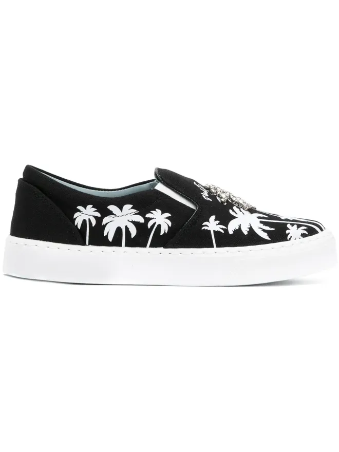 Chiara Ferragni Chiara Ferragni Chiara Suite slip-on sneakers - Blackの商品画像