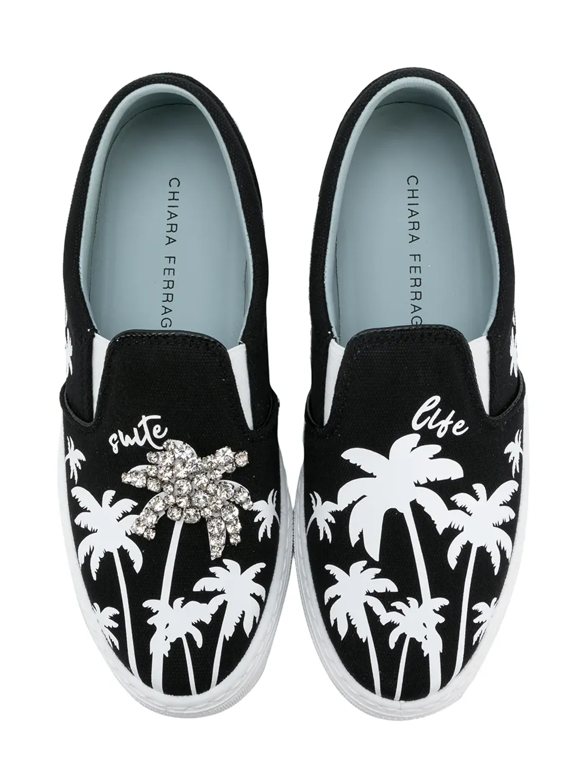 Chiara Ferragni Chiara Suite slip-on sneakers - Black - 画像4
