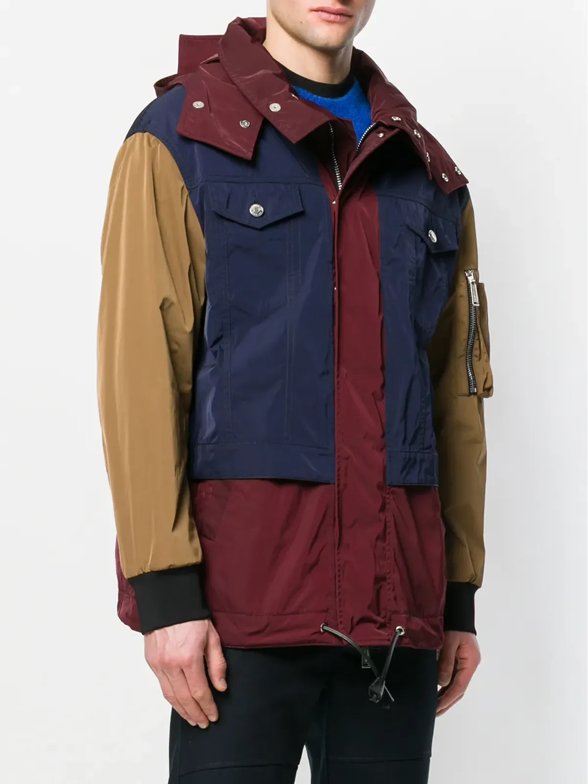 DSQUARED2 カジュアルジップジャケット（フード付き） - 画像3