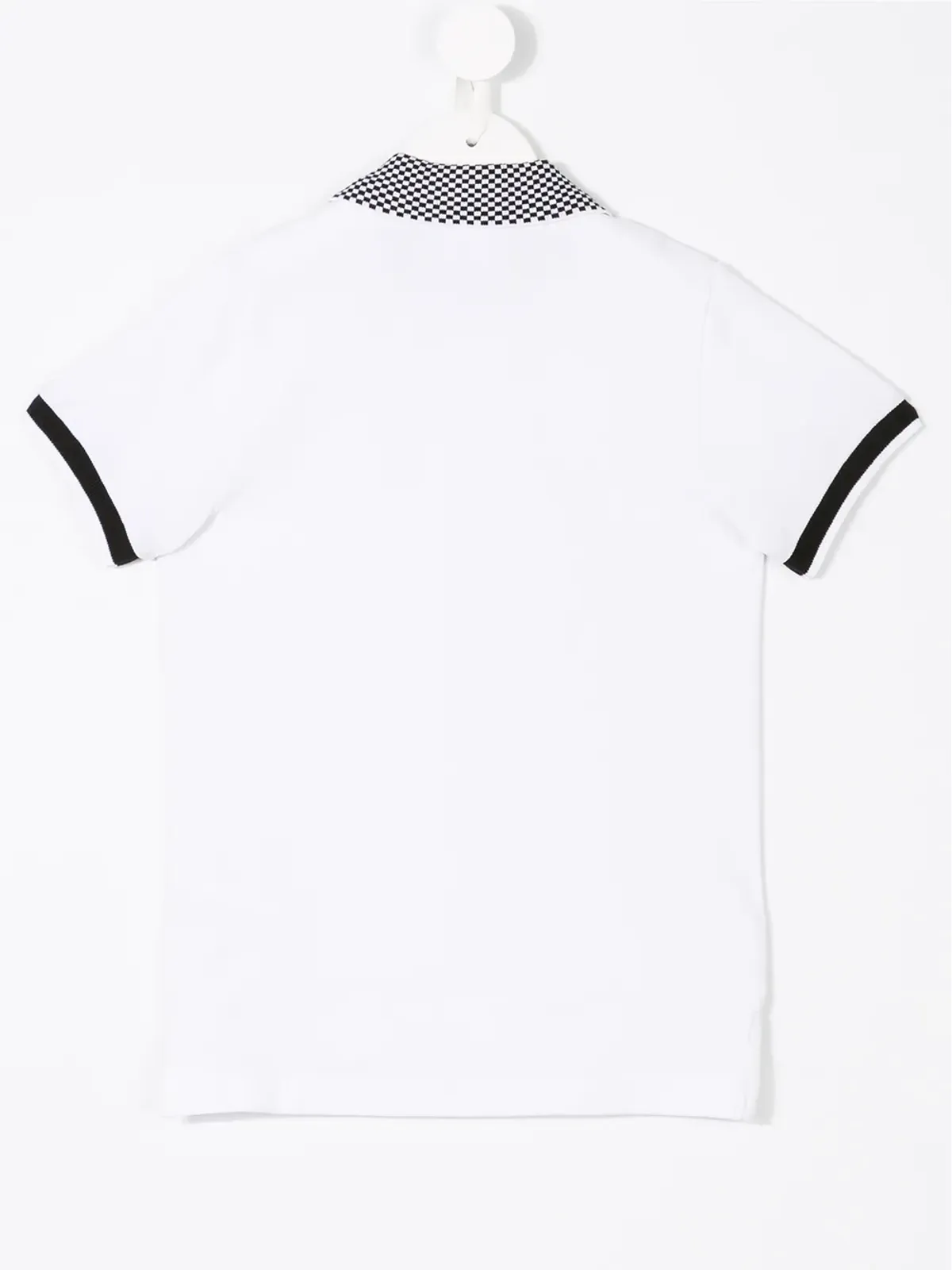 Lanvin Enfant チェックカラー ポロシャツ - 画像2