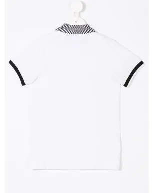 Lanvin Enfant チェックカラー ポロシャツ - サムネイル2
