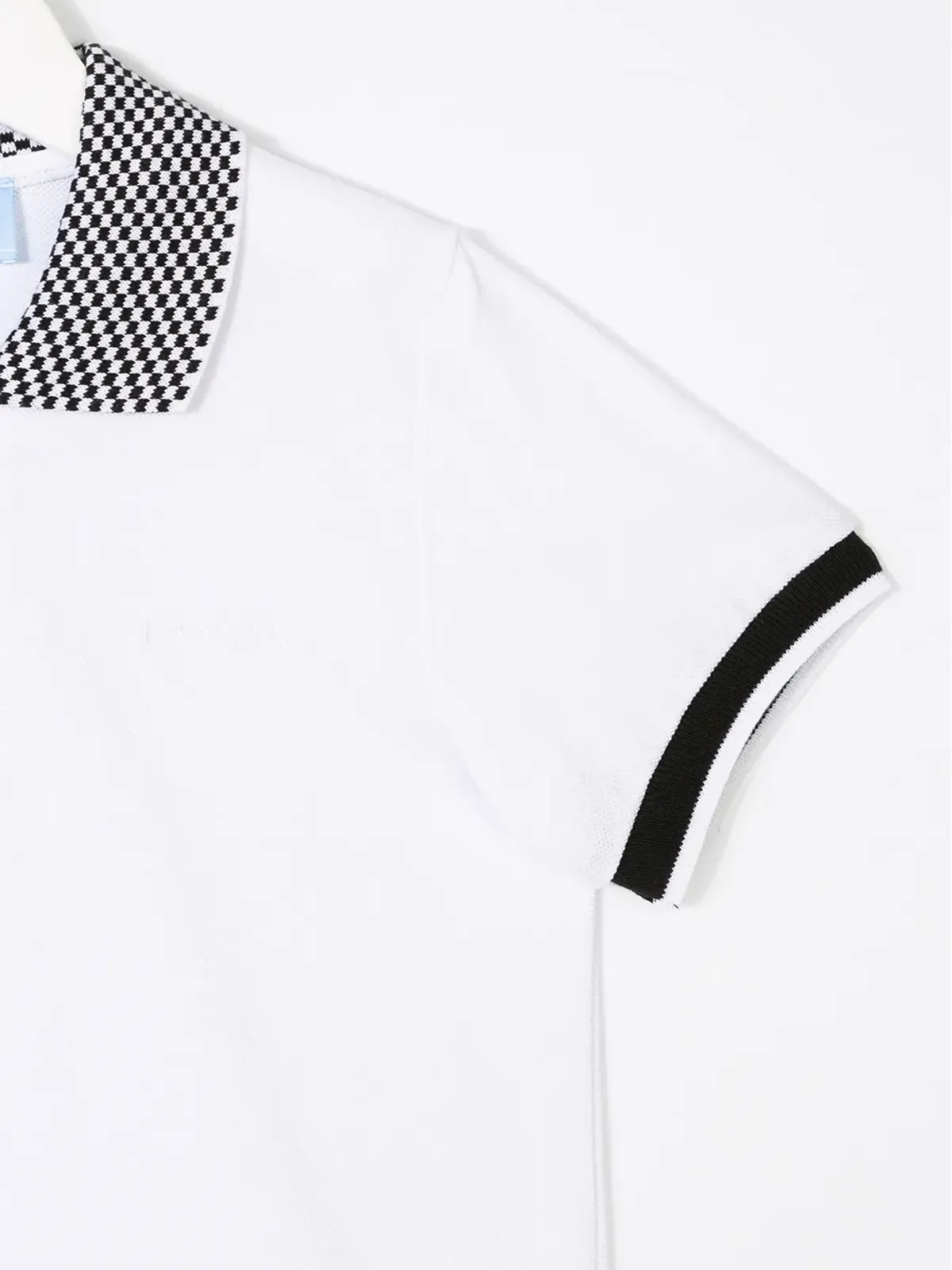 Lanvin Enfant チェックカラー ポロシャツ - 画像3