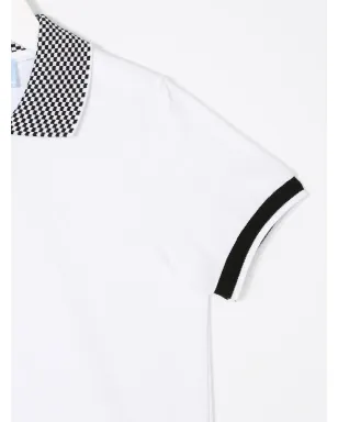 Lanvin Enfant チェックカラー ポロシャツ - サムネイル3