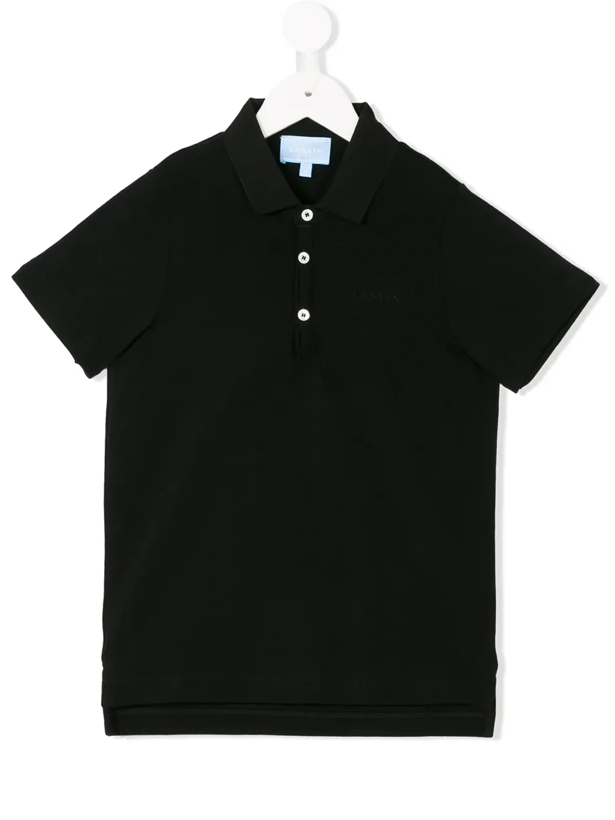 Lanvin Enfant クラシックポロシャツ - ブラック - 画像1