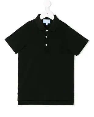 Lanvin Enfant クラシックポロシャツ - ブラック - サムネイル1