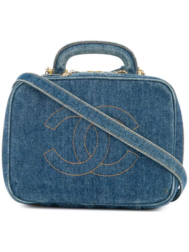CHANEL Pre-Owned CHANEL Pre-Owned デニム2ウェイ コスメティックバッグの商品画像