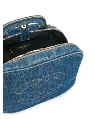 CHANEL Pre-Owned デニム2ウェイ コスメティックバッグ - サムネイル5