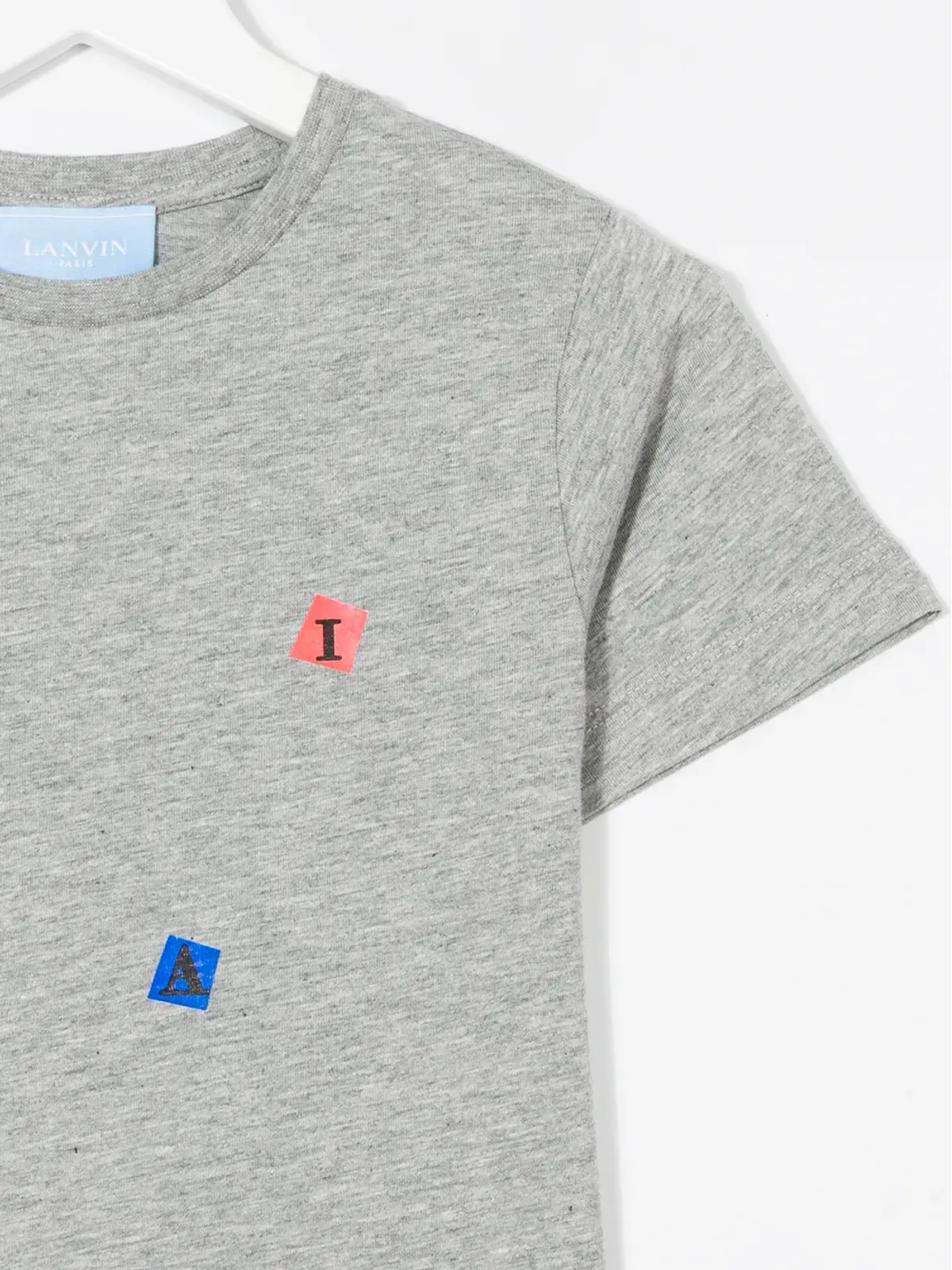 Lanvin Enfant scrabble print T-shirt - Grey - 画像3