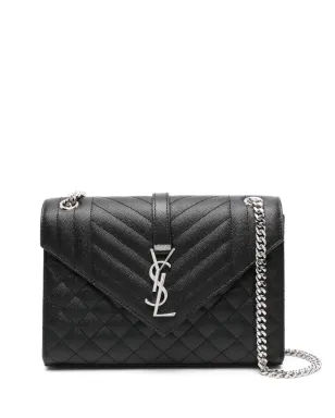 Saint Laurent エンベロープショルダーバッグ（ブラック） - サムネイル1