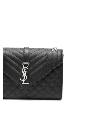 Saint Laurent エンベロープショルダーバッグ（ブラック） - サムネイル4