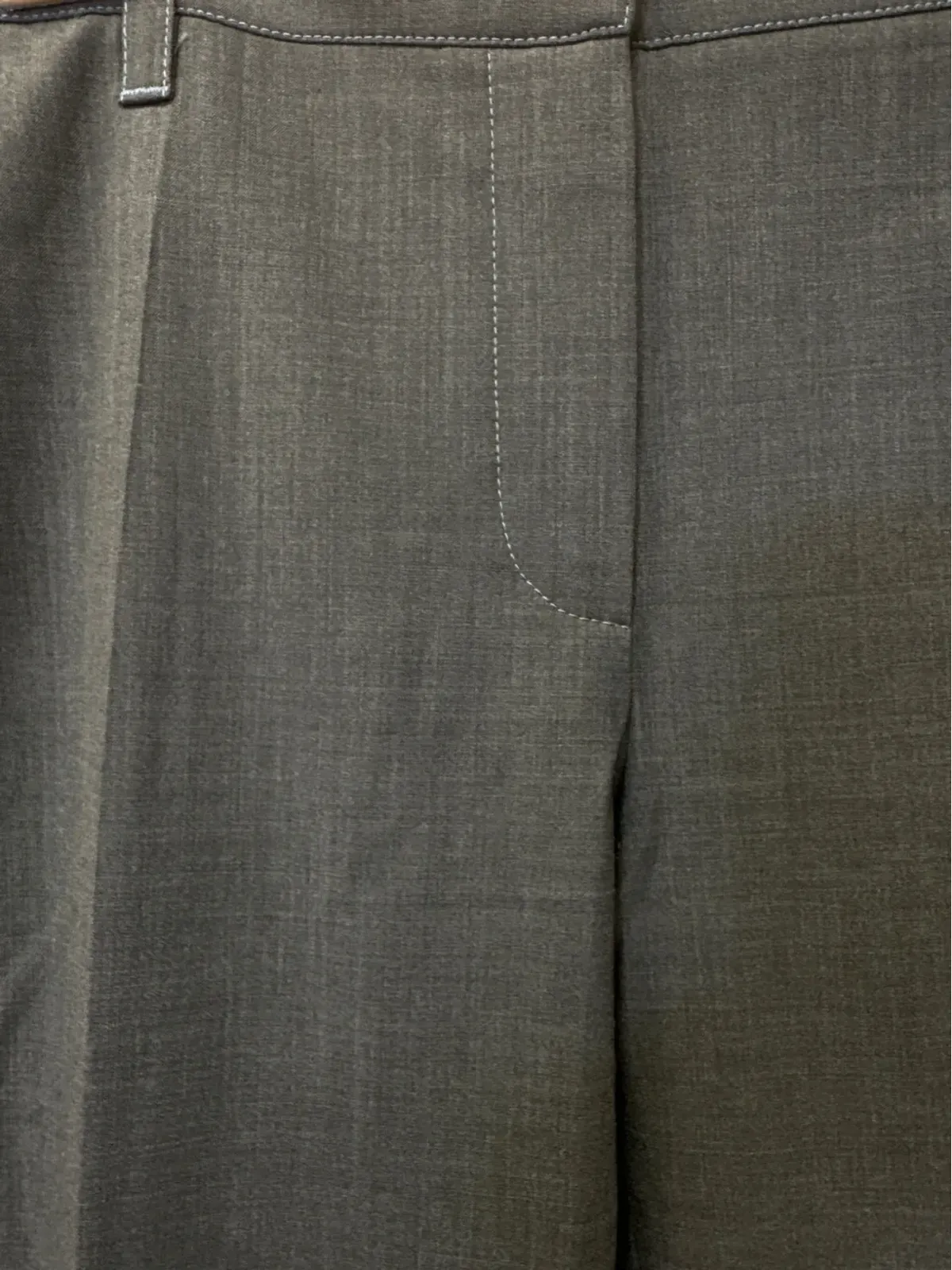 Brunello Cucinelli コントラストステッチパンツ - 画像5