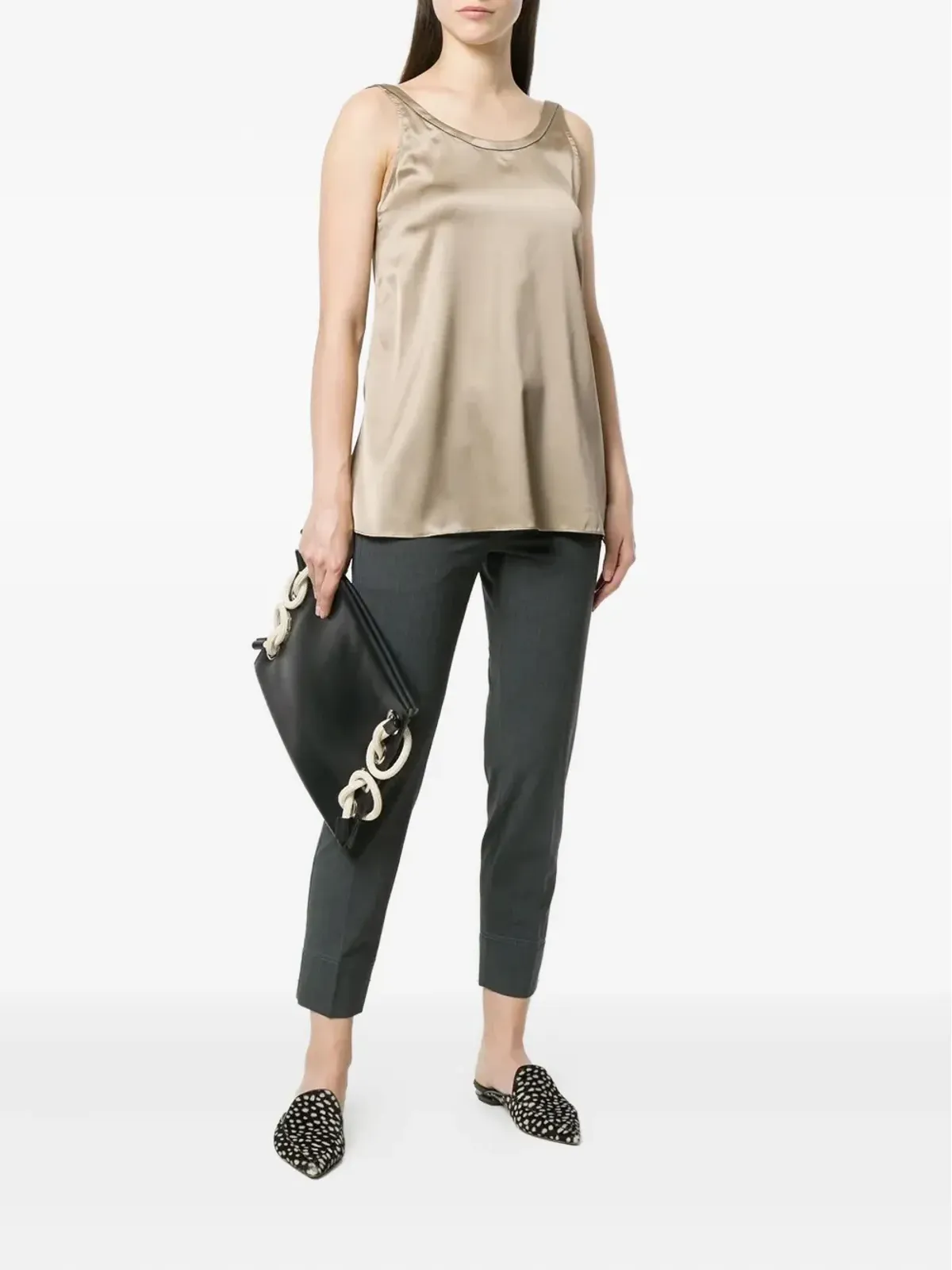 Brunello Cucinelli コントラストステッチパンツ - 画像2