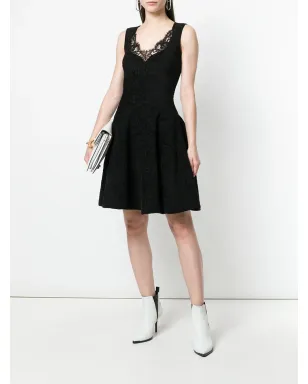Givenchy レーストリム フレアドレス - サムネイル2