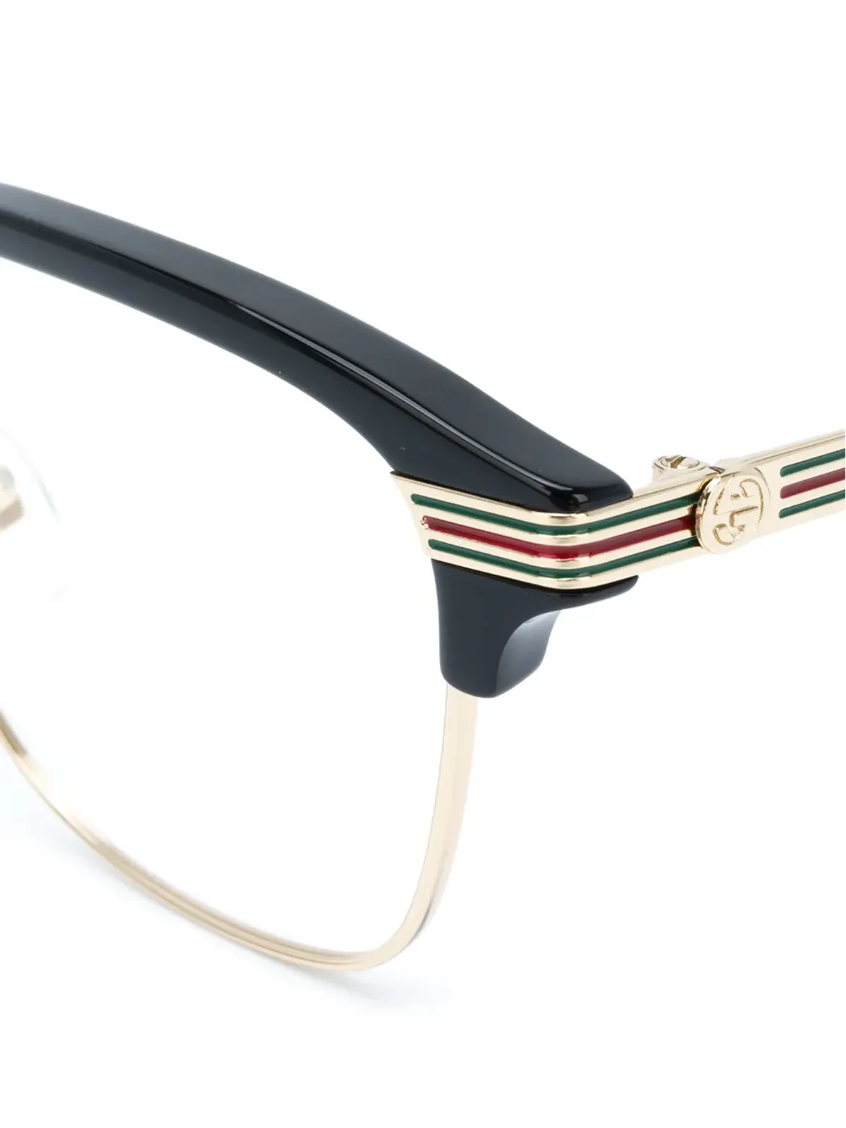 Gucci Eyewear ウェイファーラー型スクエア眼鏡 - 画像3