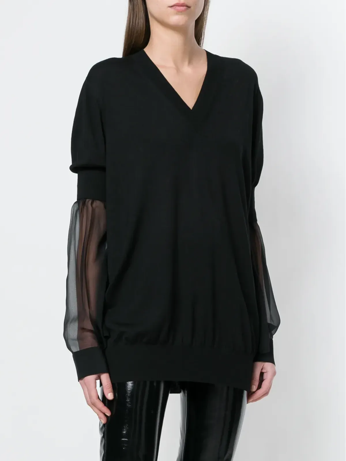 Givenchy 深いVネックトップ - 画像3