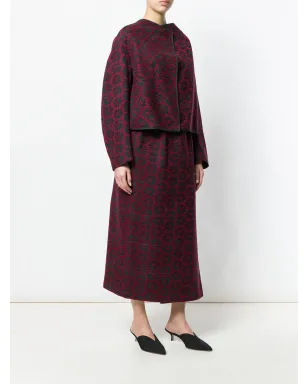 Comme Des Garçons Pre-Owned ブロケード スカートスーツ ブラック - サムネイル3