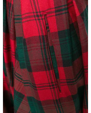 Comme Des Garçons Pre-Owned タータンチェック ドロップクロッチ トラウザー - サムネイル5