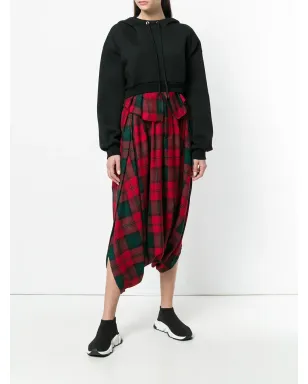 Comme Des Garçons Pre-Owned タータンチェック ドロップクロッチ トラウザー - サムネイル2