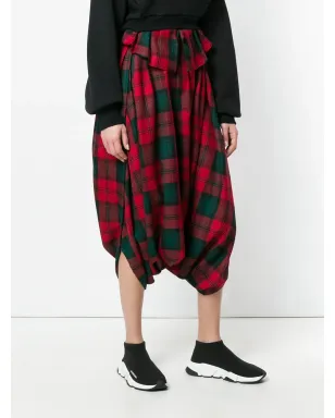 Comme Des Garçons Pre-Owned タータンチェック ドロップクロッチ トラウザー - サムネイル3