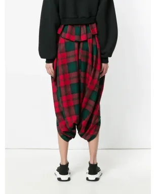 Comme Des Garçons Pre-Owned タータンチェック ドロップクロッチ トラウザー - サムネイル4