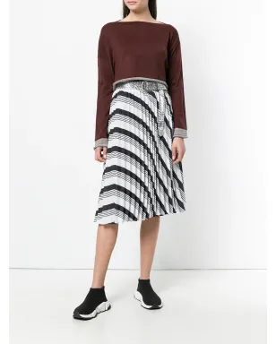 Comme Des Garçons Pre-Owned 1991 アシンメトリックニットブラウス - サムネイル2