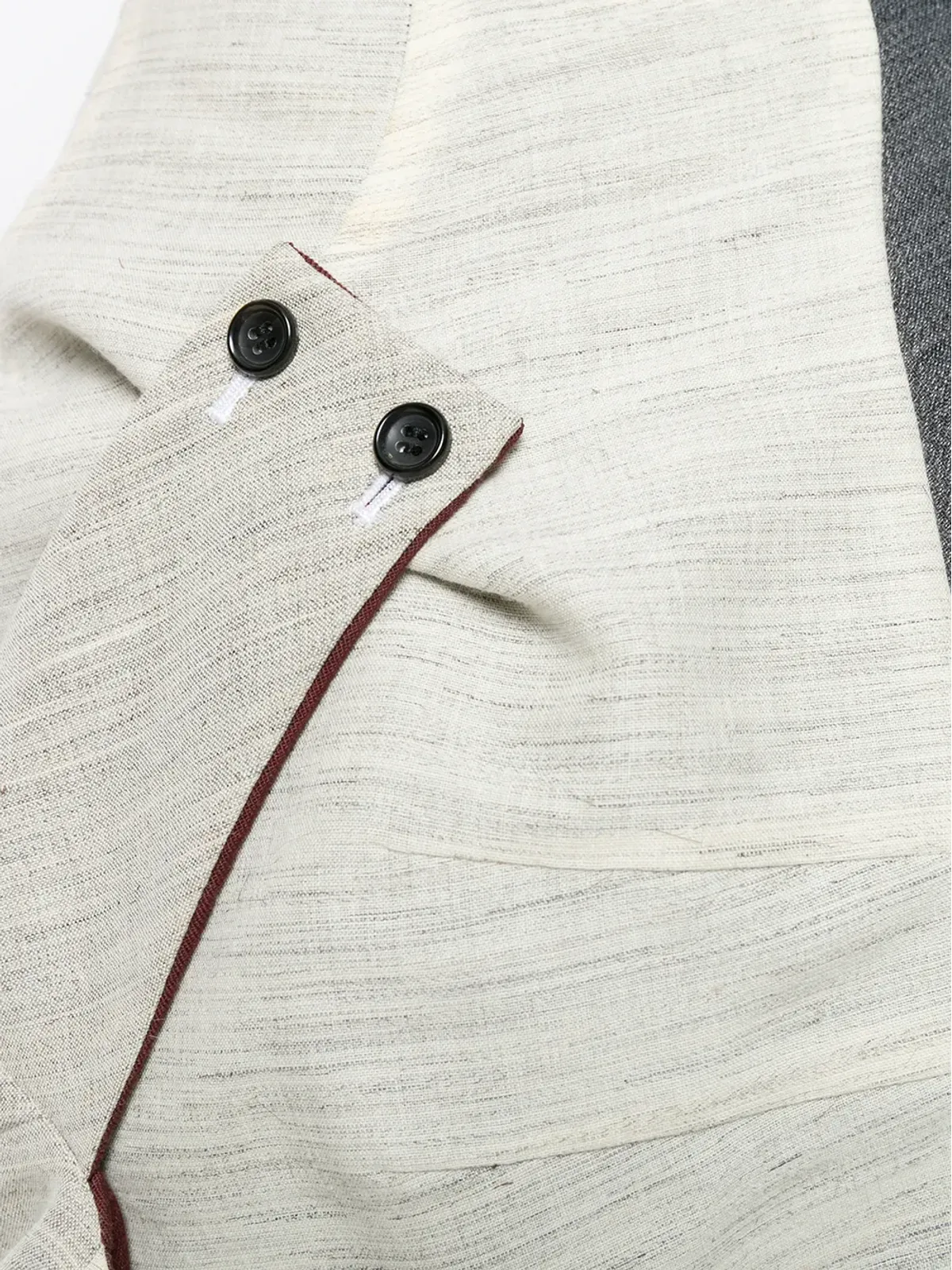 Comme Des Garçons Pre-Owned 1998 deconstructed draped skirt - Grey - 画像5