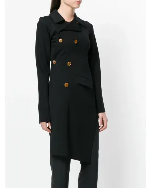 Comme Des Garçons Pre-Owned ねじれたダブルブレストジャケット - サムネイル3