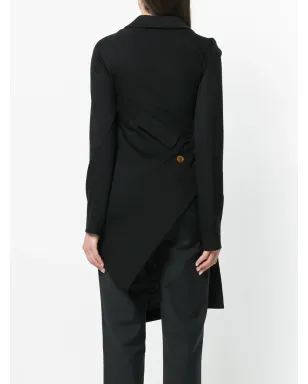 Comme Des Garçons Pre-Owned ねじれたダブルブレストジャケット - サムネイル4