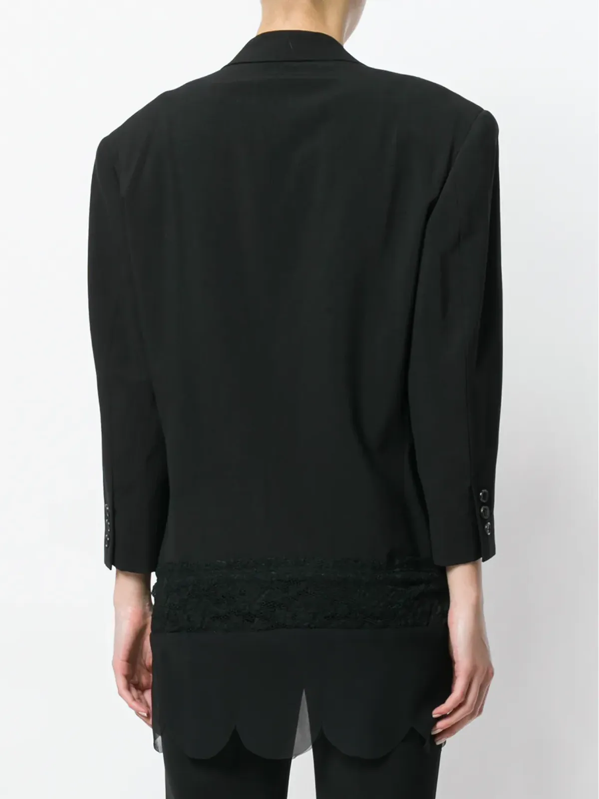 Comme Des Garçons Pre-Owned ボタン付きブレザー - 画像4