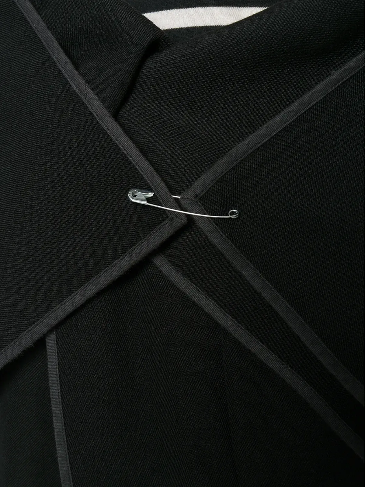 Comme Des Garçons Pre-Owned ラップフロントコート - 画像5