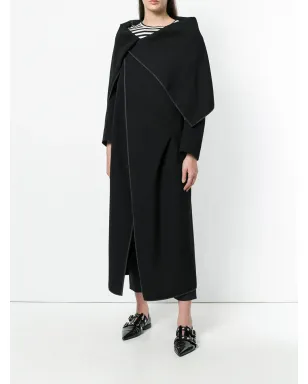 Comme Des Garçons Pre-Owned ラップフロントコート - サムネイル2