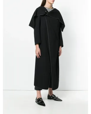 Comme Des Garçons Pre-Owned ラップフロントコート - サムネイル3