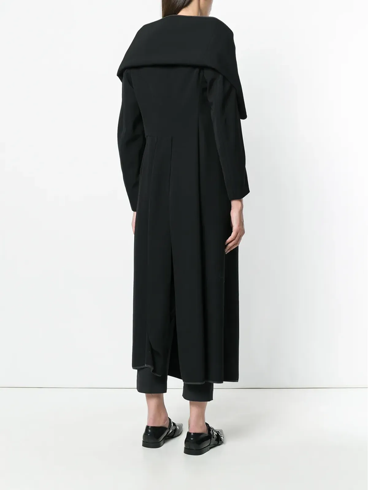 Comme Des Garçons Pre-Owned ラップフロントコート - 画像4