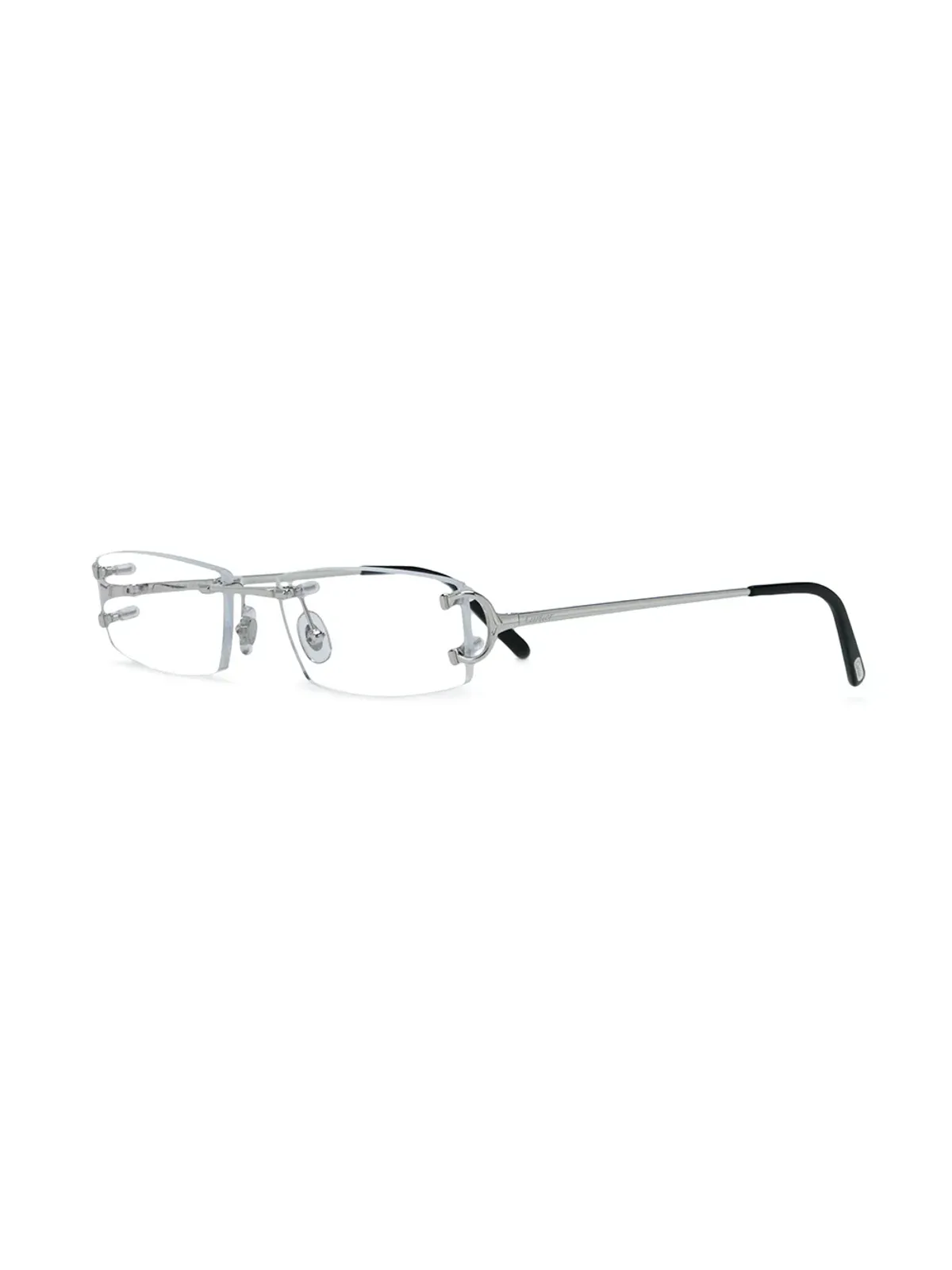 Cartier Eyewear フレームレススクエアメガネ - 画像2