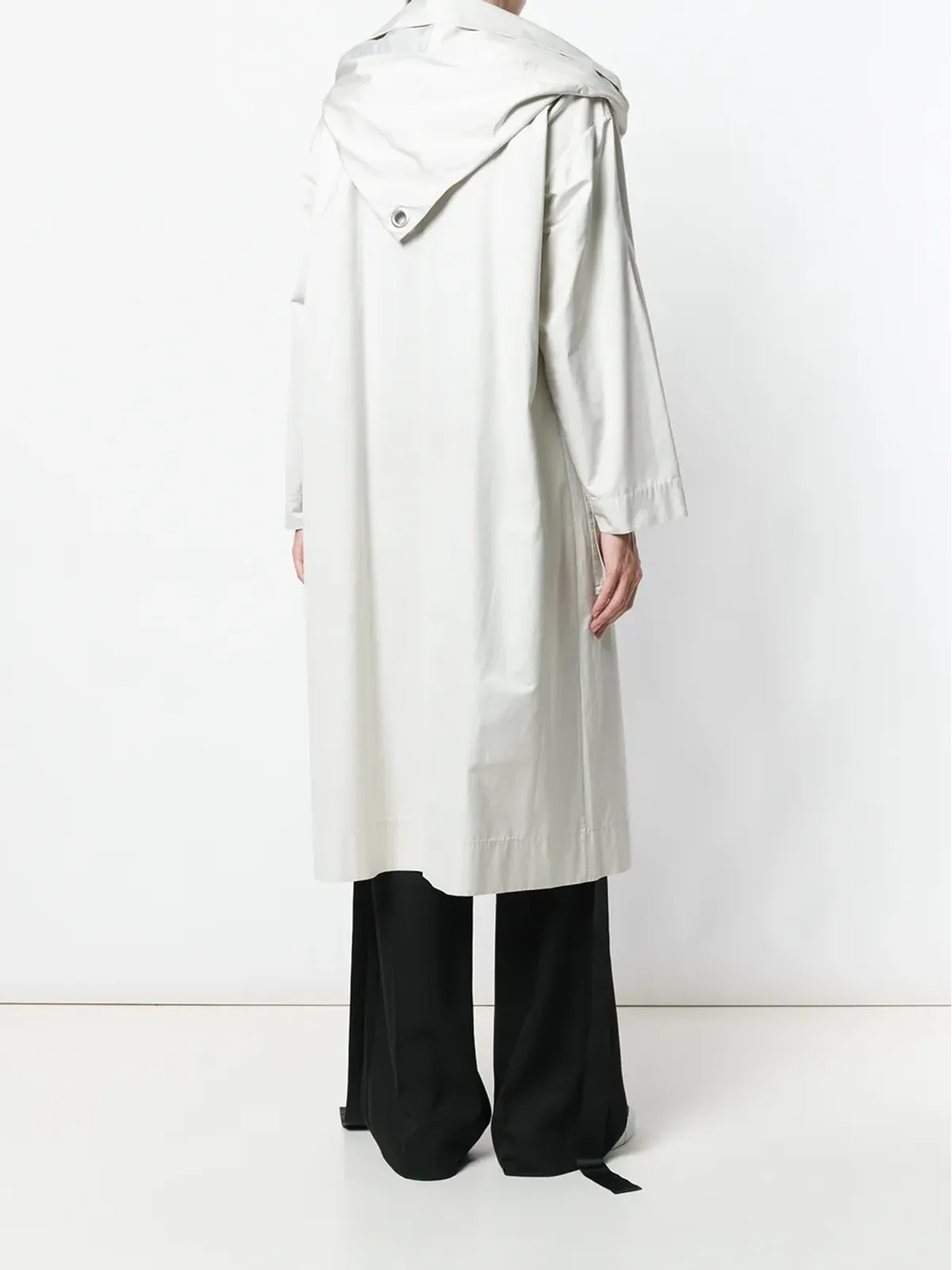 Issey Miyake Pre-Owned フード付きトレンチコート - 画像4
