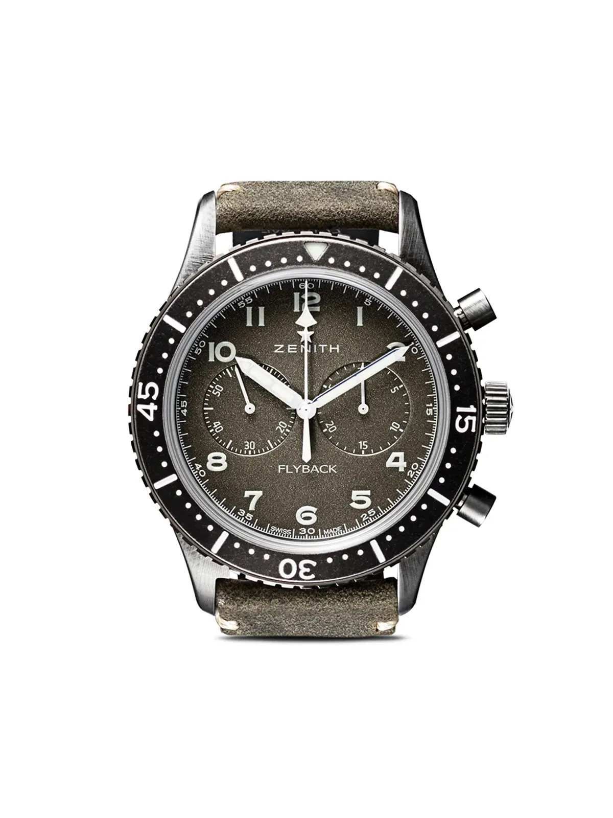 Zenith クロノメトロ Tipo CP-2 Flyback グレー - 画像1