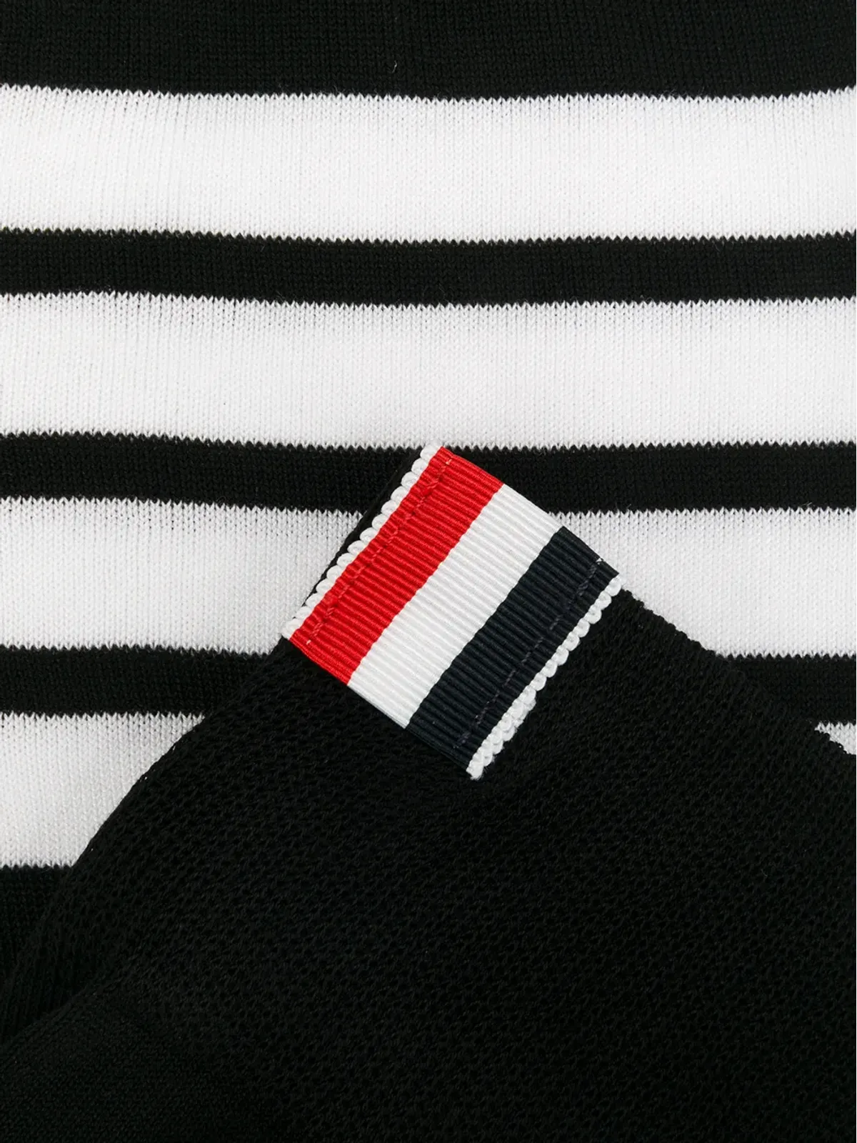 Thom Browne 4バー ミッドカーフ ソックス - ブラック - 画像2
