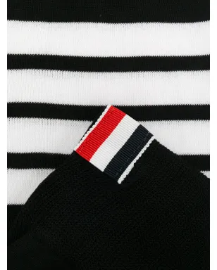 Thom Browne 4バー ミッドカーフ ソックス - ブラック - サムネイル2