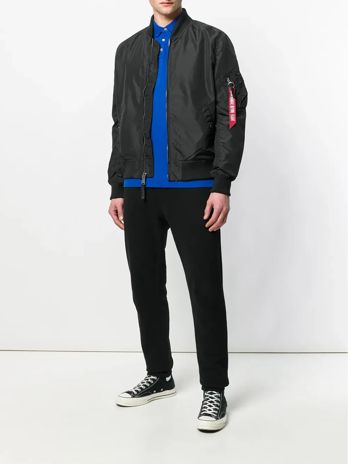 Alpha Industries ジップ付きボンバージャケット - 画像2