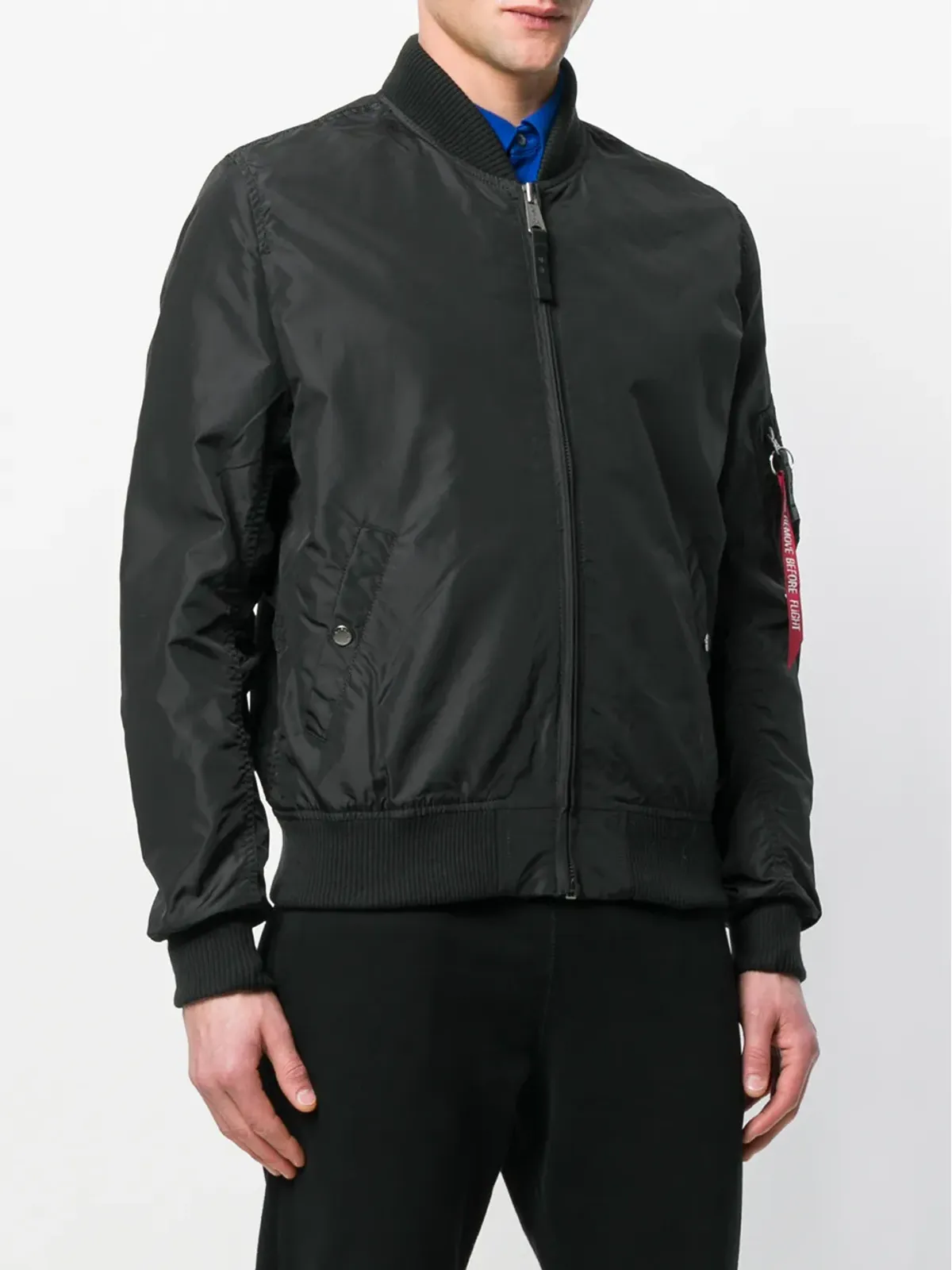 Alpha Industries ジップ付きボンバージャケット - 画像3