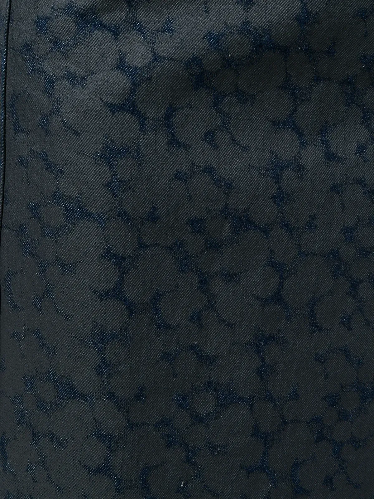 Comme Des Garçons Pre-Owned ラップデニムプリントスカート - 画像5
